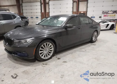 2017 BMW 740E xDrive Iperformance from USA, damaged, VIN WBA7J2C50HG497615